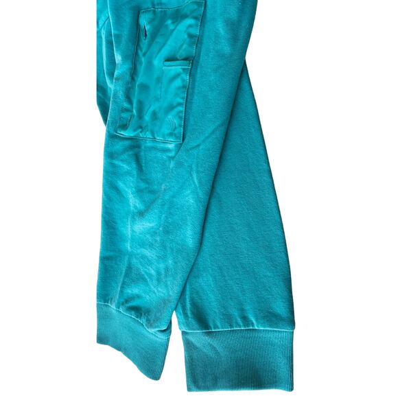 ALL IN MOTION LONG SLEEVE HOODIE, WOMENS, L, TEAL BLUE, HAND WARMER, KEY POCKET - Picture 8 of 11